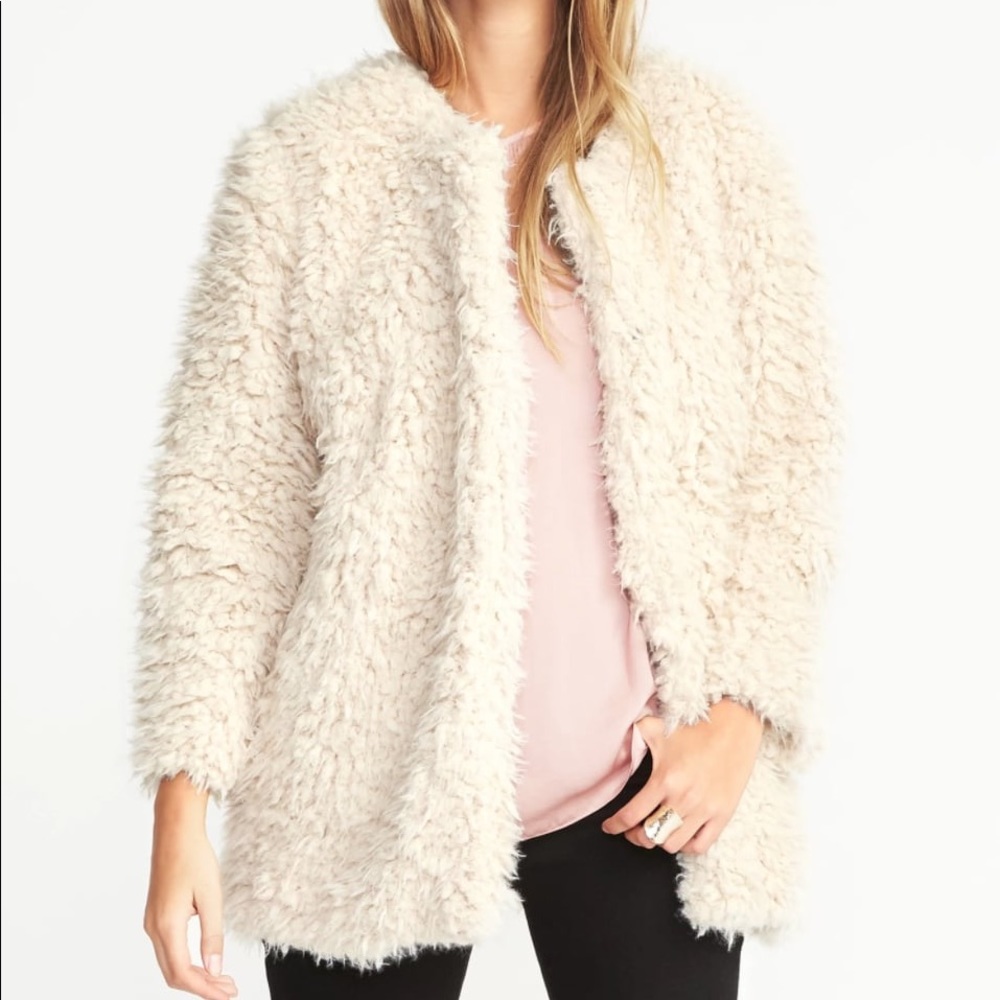 Old Navy Faux Fur Coat
